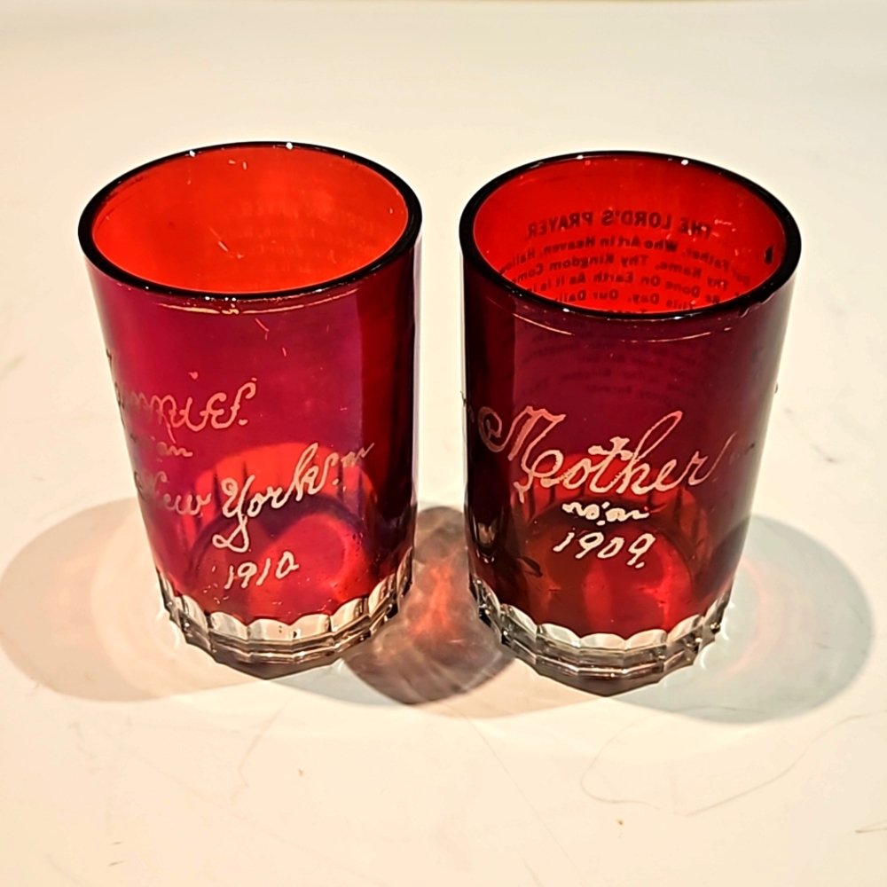 Antique rudy cups